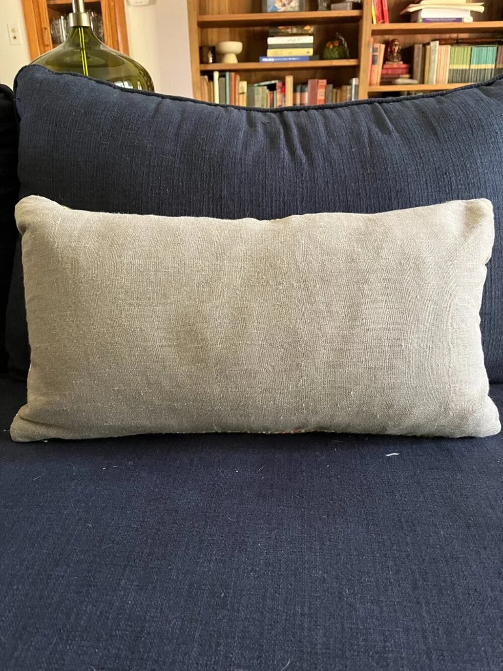 Room and Board Woven Throw Pillow Down Feather Insert